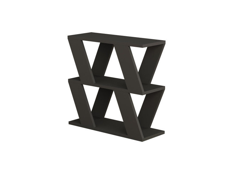 Tavolino laterale in legno "Lazena" - 60 x 22 x 57 cm - Antracite