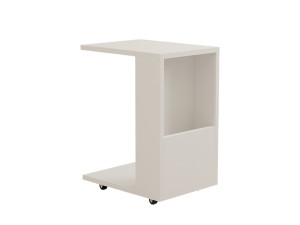 Tavolino laterale in legno "Star" - 30 x 40 x 50 cm - Bianco