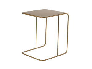 Tavolino in metallo "Poet" 47 x 46 x 57 cm - Oro