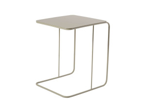 Tavolino in metallo "Poet" 47 x 46 x 57 cm - Taupe