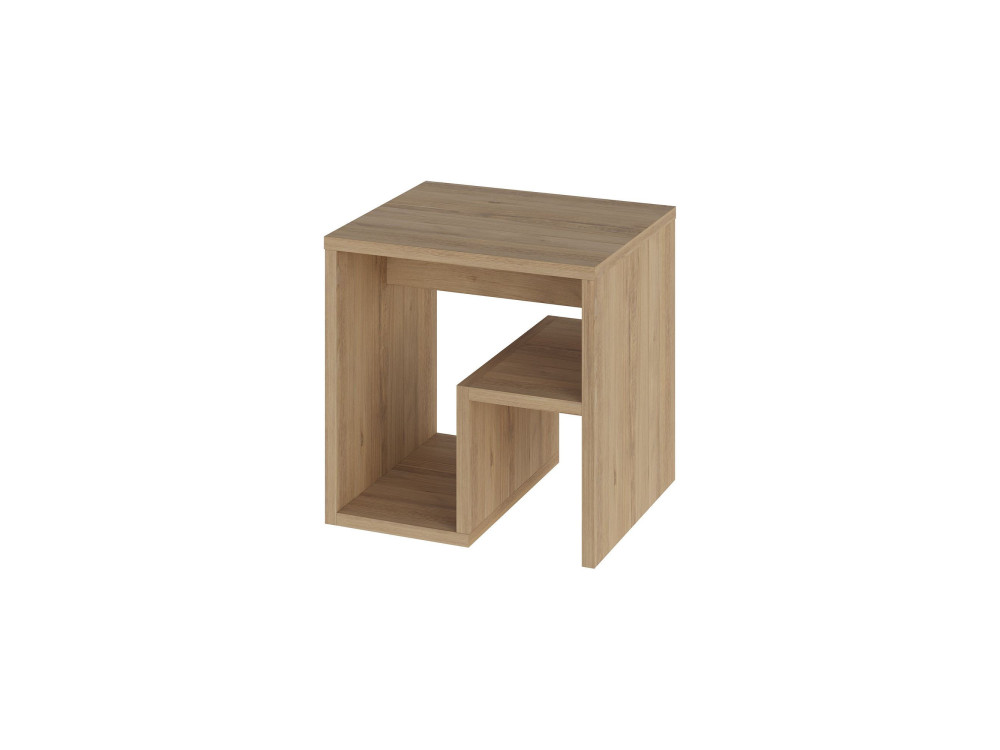 Tavolino in legno "Bon" 40 x 35 x 40 cm - Rovere zaffiro