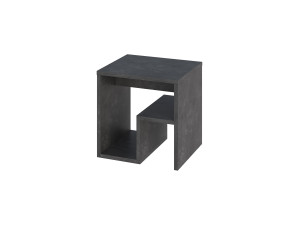 Tavolino in legno "Bon" 40 x 35 x 40 cm - Grigio retrò