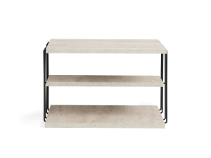 Tavolino in legno "Lifon" - 50 x 40 x 33 cm - Travertino