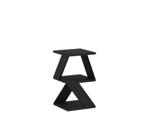 Tavolino in legno "Albeni" - 30 x 30 x 54 cm - Nero