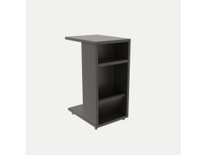 Tavolino in legno "Filinta" - 30 x 40 x 63 cm - Grigio antracite