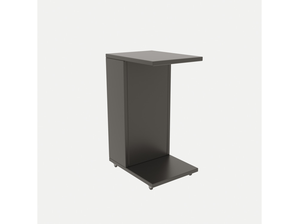 Tavolino in legno "Filinta" - 30 x 40 x 63 cm - Grigio antracite