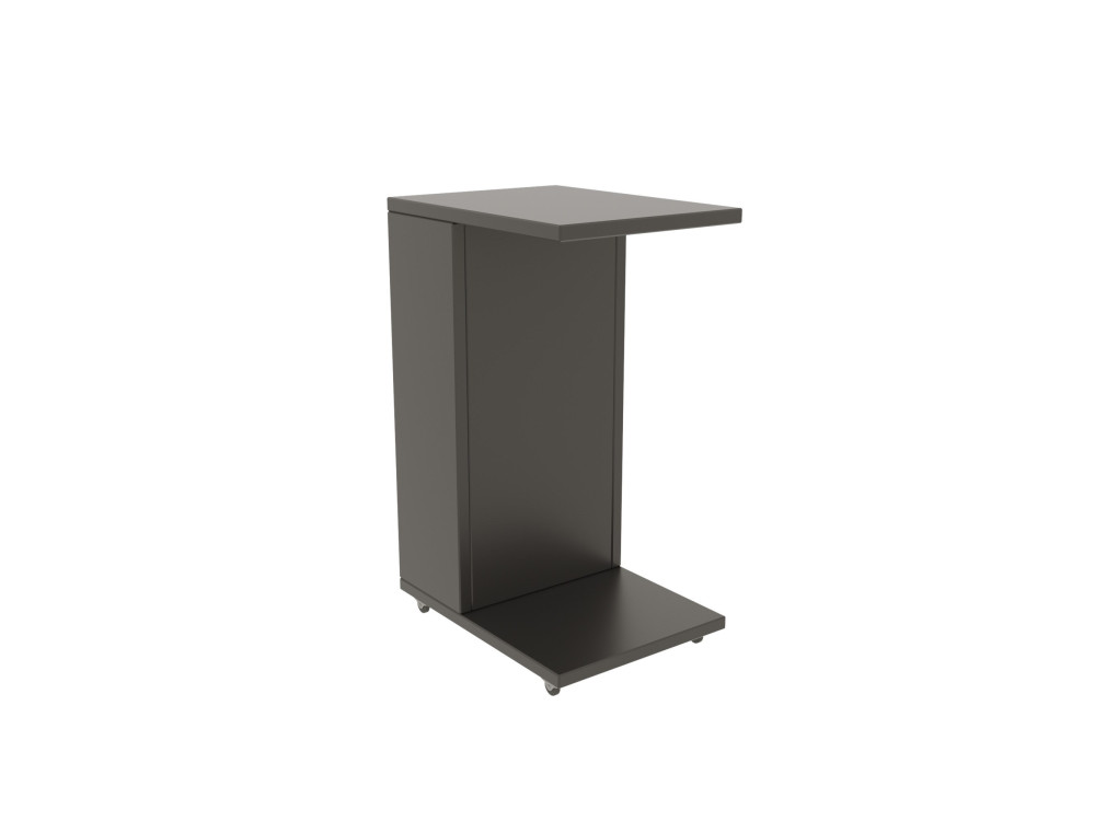 Tavolino in legno "Filinta" - 30 x 40 x 63 cm - Grigio antracite