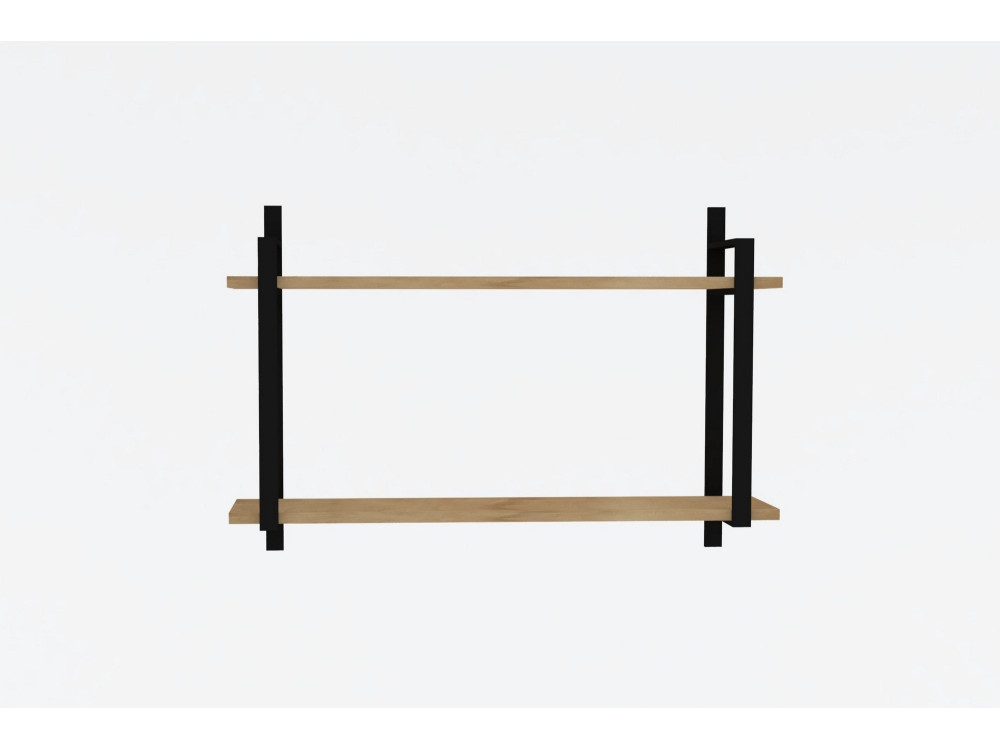 Mensola da parete in legno "Abat" - 90 x 22 x 60 cm - Noce