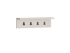 Mensola da parete in legno "Ayla" - 60 x 16 x 14 cm - Bianco