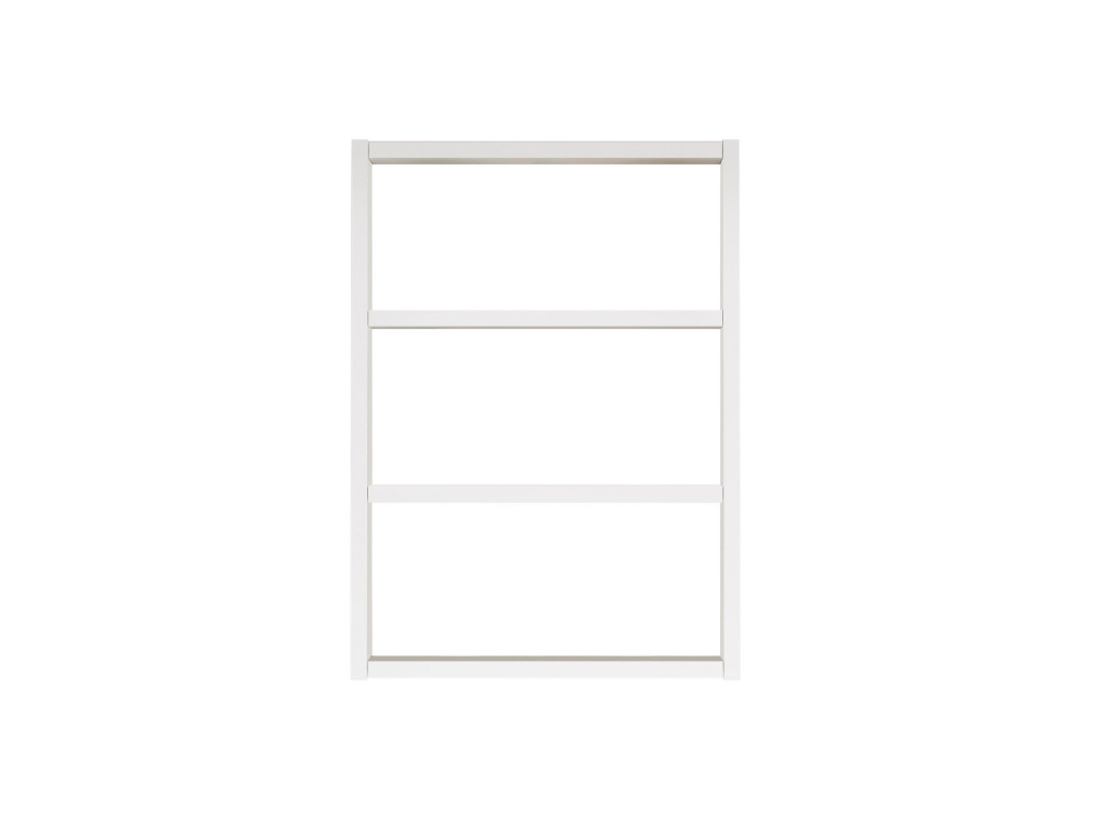 Mensola da parete in legno "PR1" - 43 x 9 x 60 cm - Bianco