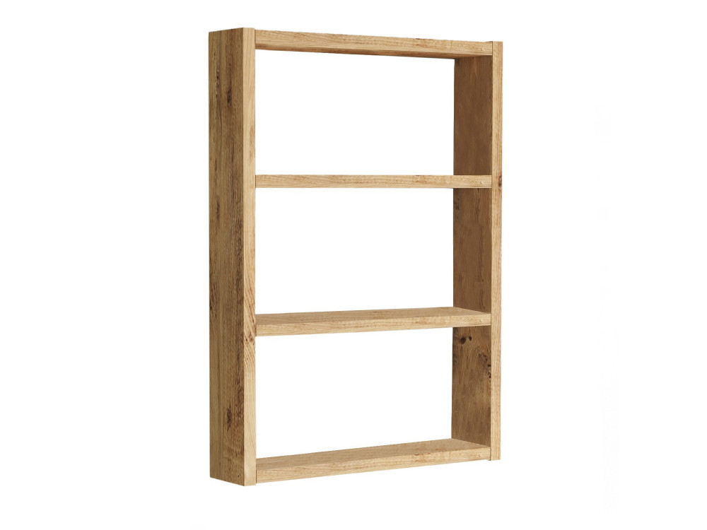 Scaffale da parete in legno "PR1" - 43 x 9 x 60 cm - Pino atlantico