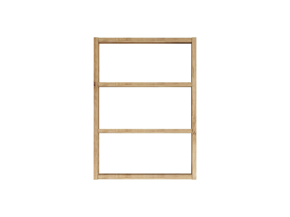 Scaffale da parete in legno "PR1" - 43 x 9 x 60 cm - Pino atlantico