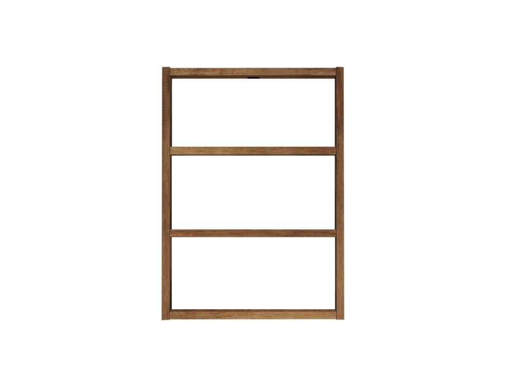 Mensola da parete in legno "PR1" - 43 x 9 x 60 cm - Noce