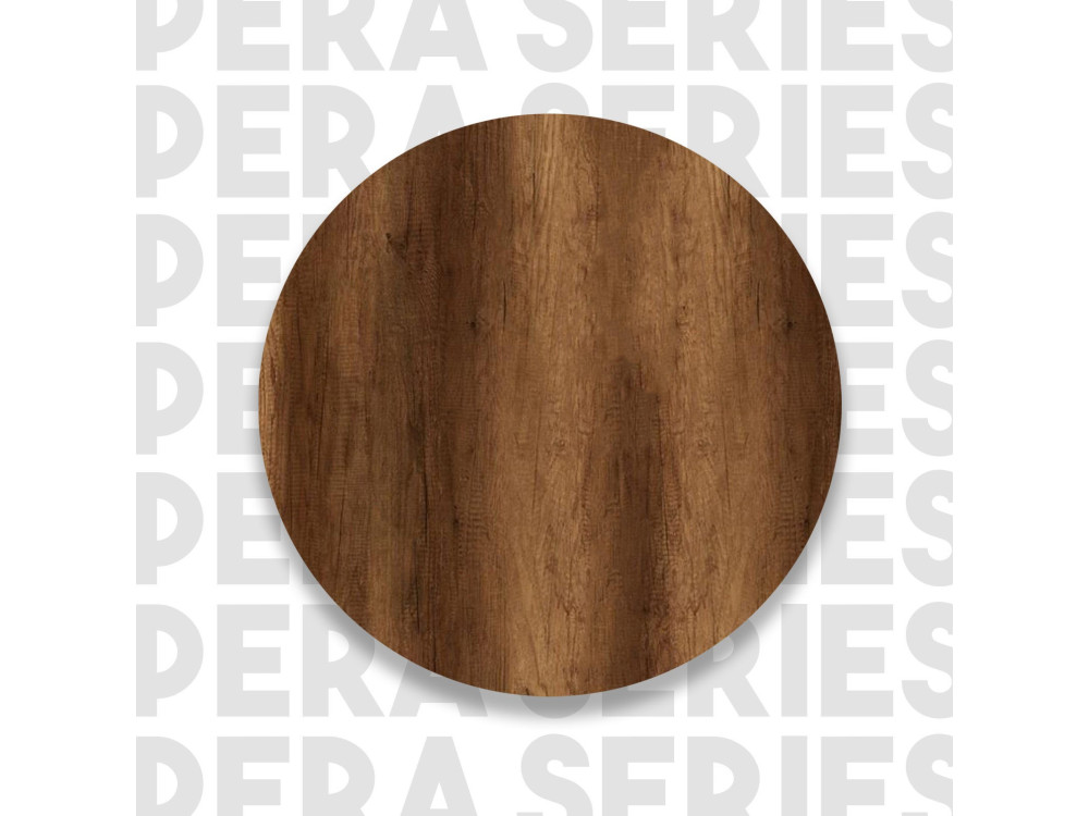Mensola da parete in legno "PR1" - 43 x 9 x 60 cm - Noce