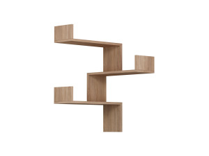 Mensola da parete in legno "Luksa" - 60 x 90 x 60 cm - Rovere