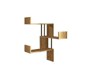 Mensola da parete in legno "VG17" - 60 x 60 x 109 cm - Pino Atlantico