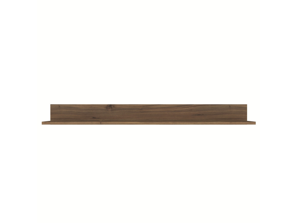 Mensola da parete in legno "Eno" - 135 x 13 x 15 cm - Marrone