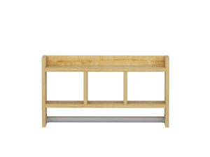 Mensola da parete in legno "Asya" - 63 x 14 x 35 cm - Beige