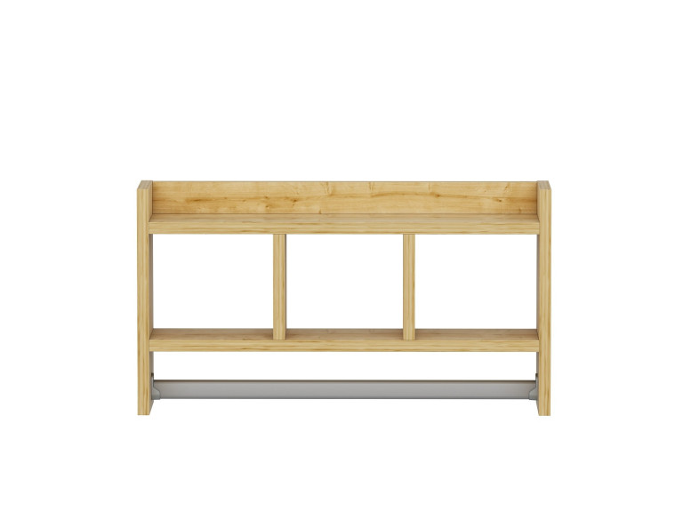 Mensola da parete in legno "Asya" - 63 x 14 x 35 cm - Beige