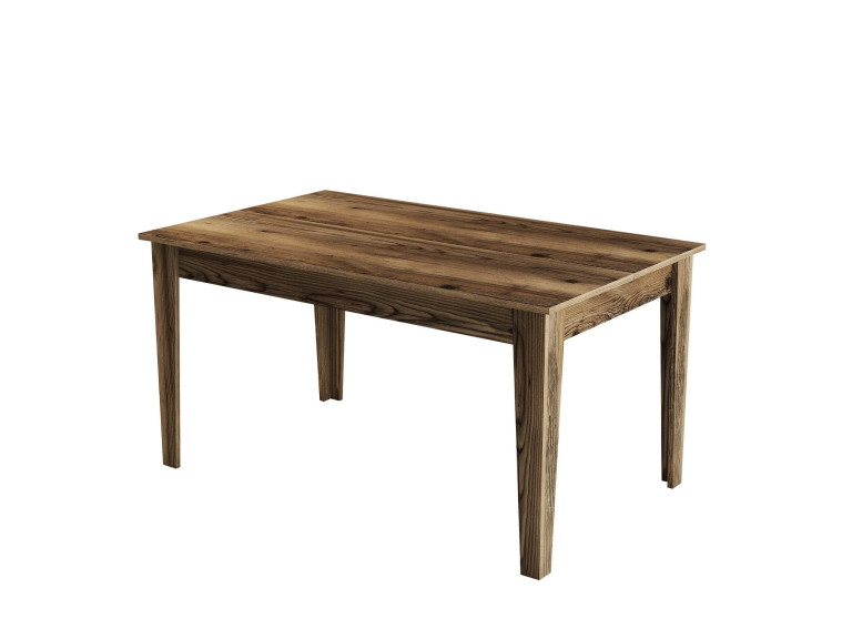 Tavolo da pranzo in legno "Milan500" - 145 x 88 x 75 cm - Marrone