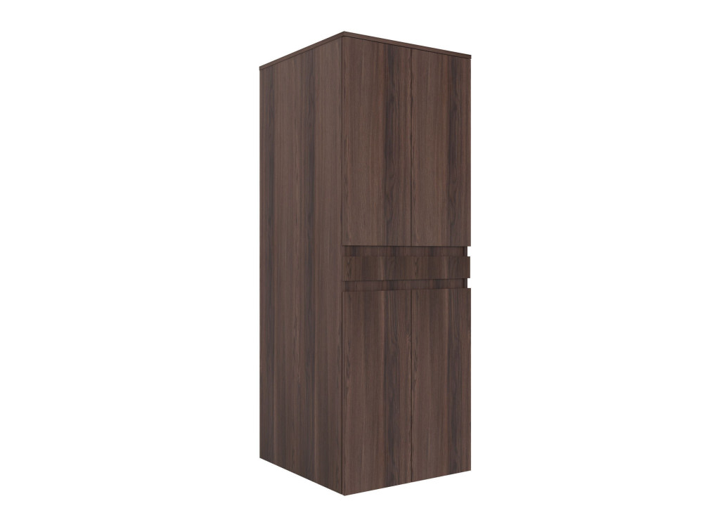 Mobile per lavatrice "Neve 70" - 70 x 73 x 193 cm - Noce scuro