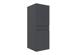 Mobile per lavatrice "Neve 70" - 70 x 73 x 193 cm - Antracite opaco