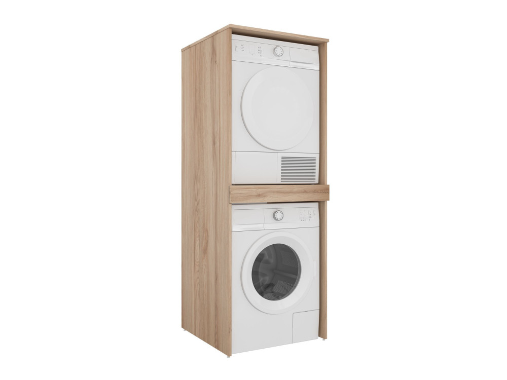 Mobile per lavatrice "Linfa 70" - 70 x 73 x 193 cm - Rovere