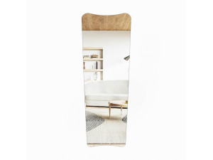 Specchio per cavalli in legno "Vitros" - 55 x 2 x 150 cm - Trasparente