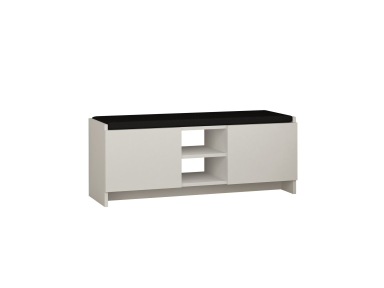 Scarpiera in legno "Zulla" - 110 x 37 x 43 cm - Bianco