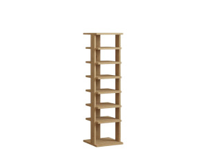 Scarpiera in legno "Ayka" - 30 x 30 x 110 cm - Beige
