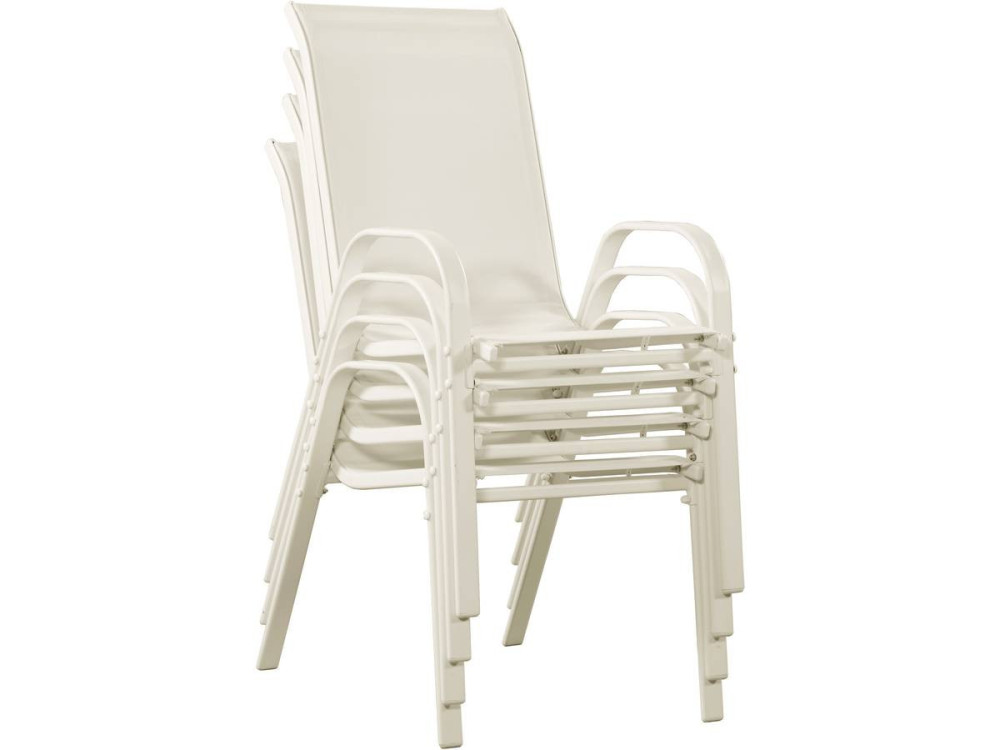 Salotto da giardino in textilene" Cordoba XL 180" - Phoenix -Ecru