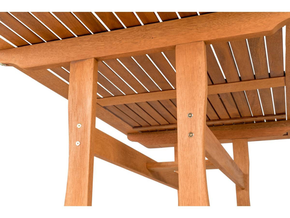 Mobili da giardino "Seoul" - 1 tavolo + 8 sedie - acero - beige