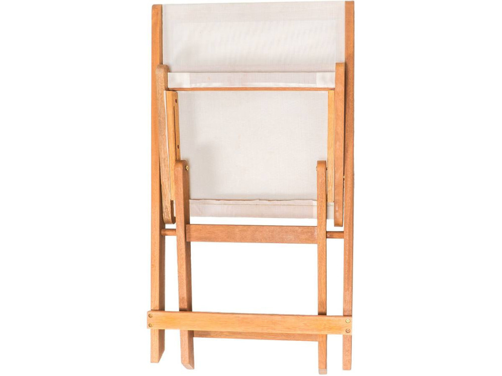 Mobili da giardino "Seoul" - 1 tavolo + 8 sedie - acero - beige