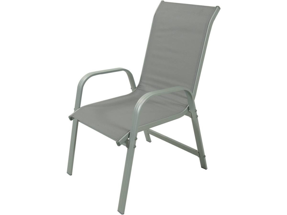 Salotto da giardino 6 posti "Cordoba + Porto" 6 persone- grigio chiaro