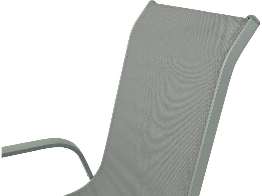 Salotto da giardino 6 posti "Cordoba + Porto" 6 persone- grigio chiaro