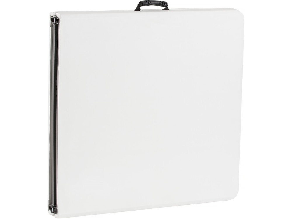Set tavolo pieghevole da giardino + 2 panche pieghevoli "Foldy" - Bianco