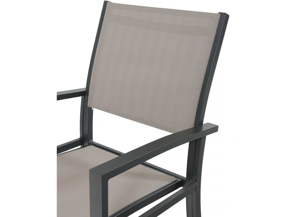 Set da pranzo da giardino estensibile "Lagos" - 200/320 x 105 x 76 cm - 10 sedie - Talpa