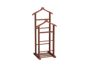 Appendiabiti in legno "Beta" - 33 x 46 x 120 cm - Marrone
