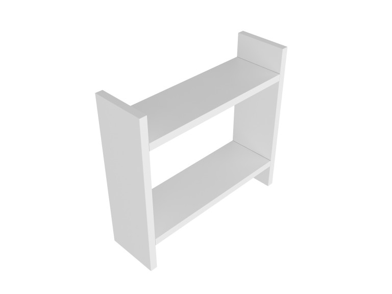 Scaffale da cucina in legno "Denver" - 34 x 10 x 30 cm - Bianco