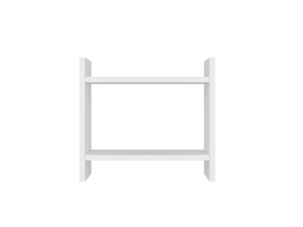 Scaffale da cucina in legno "Denver" - 34 x 10 x 30 cm - Bianco