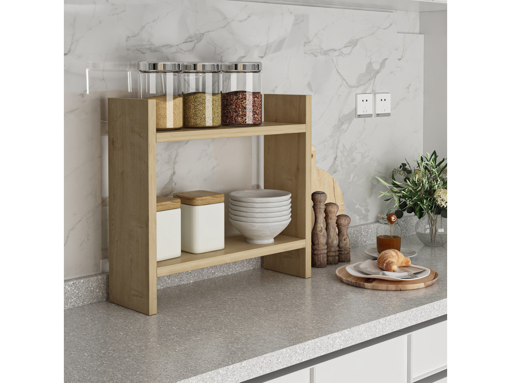 Scaffale da cucina in legno "Denver" - 34 x 10 x 30 cm - Saphir