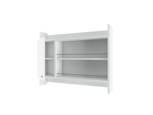 Scaffale da cucina in legno "Knerr" - 85 x 13 x 65 cm - Bianco