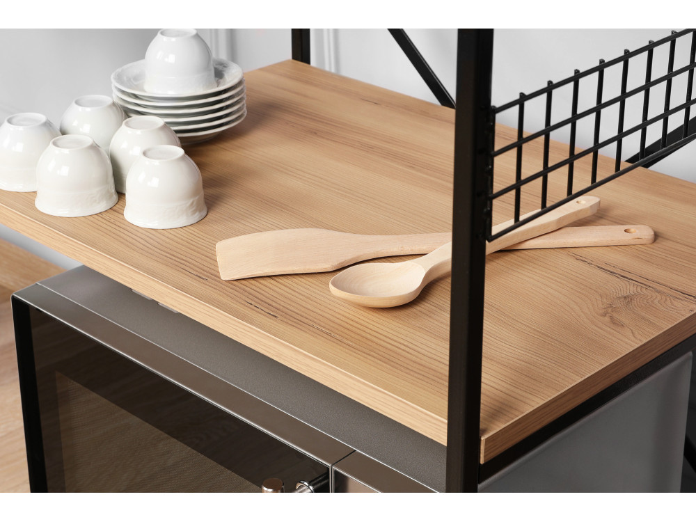 Armadio multiuso in legno "Anemon" - 60 x 45 x 124 cm - Marrone