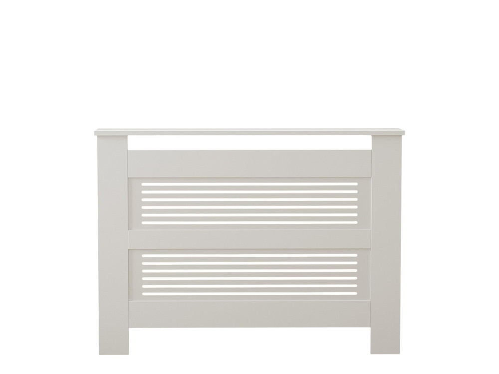 Armadio radiatore in legno "Termora" 112 x 19 x 82 cm - Bianco