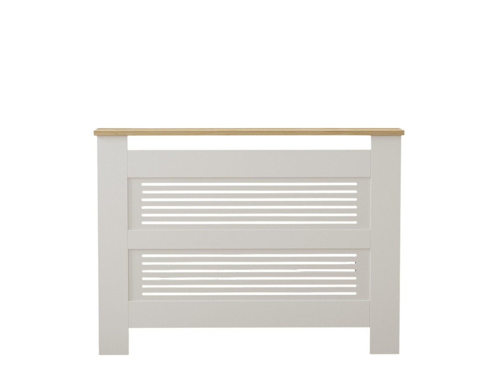 Mobile radiatore in legno "Termora" 112 x 19 x 82 cm - Rovere zaffiro