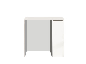 Mobile lavatrice in legno "Tera" - 93 x 60 x 88 cm - Bianco