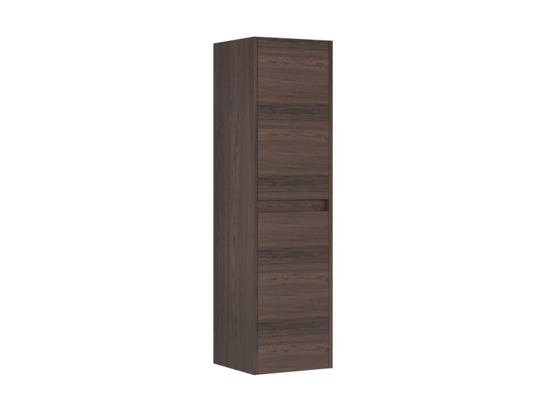 Mobile da bagno "Side 40" - 40 x 27 x 138 cm - Noce scuro