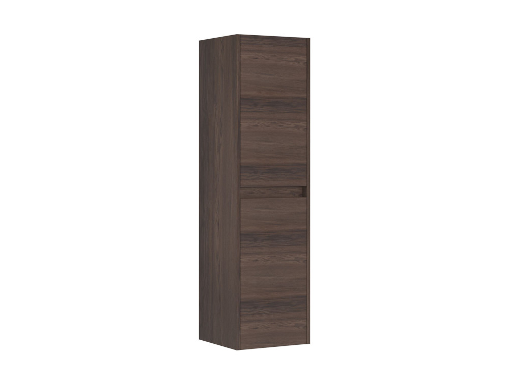 Mobile da bagno "Side 40" - 40 x 27 x 138 cm - Noce scuro