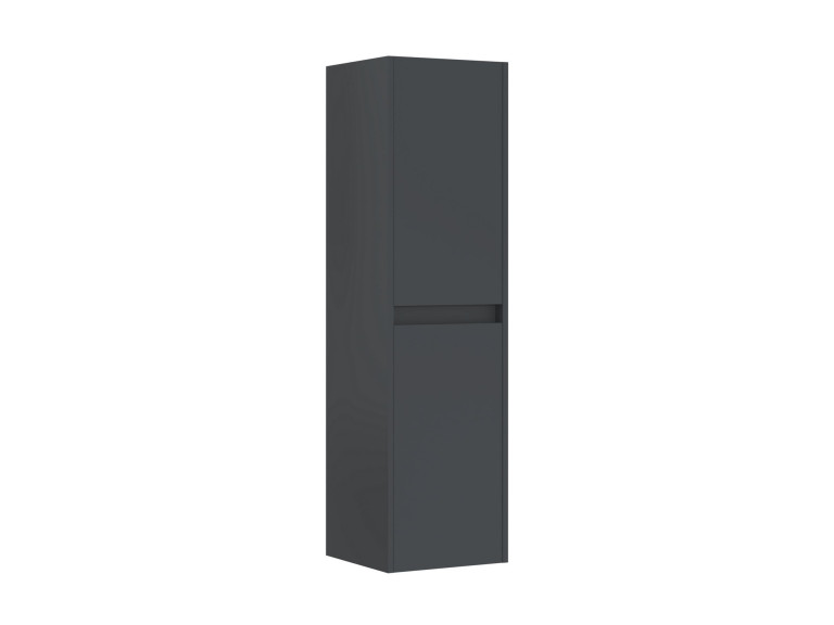 Mobile da bagno "Side 40" - 40 x 27 x 138 cm - Antracite opaco