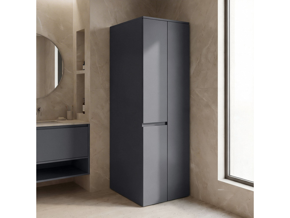 Armadio da bagno "Solis 60" - cm - Antracite opaco